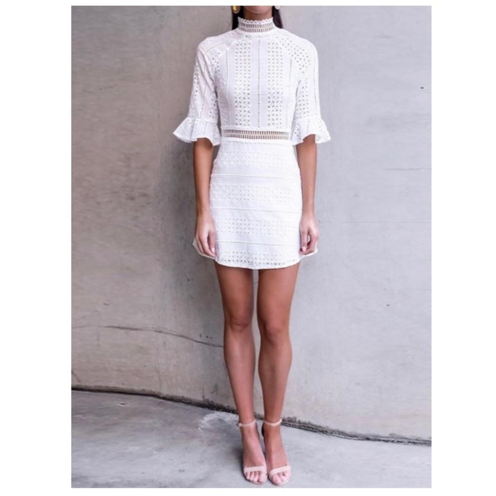 Lauren’s White Mini Dress - Picture 4 of 8